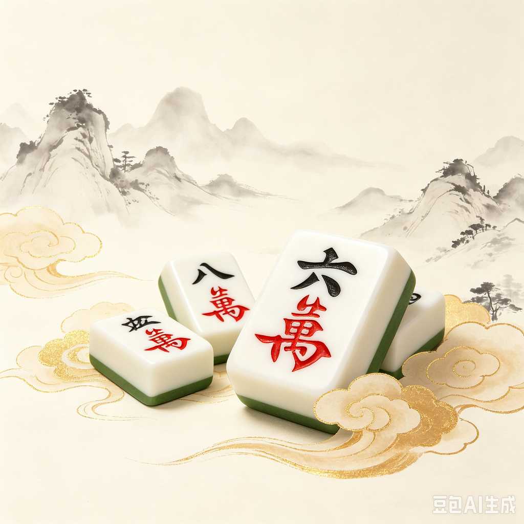 clear text printing mahjong set